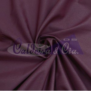 Tecido Tricoline Silky Lisa cor - 2752 (Vinho)